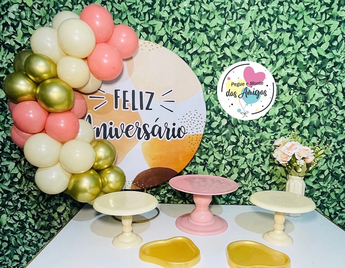 Kit Mesa Adulto Feliz Aniversário 2 - Pegue Monte das Amigas