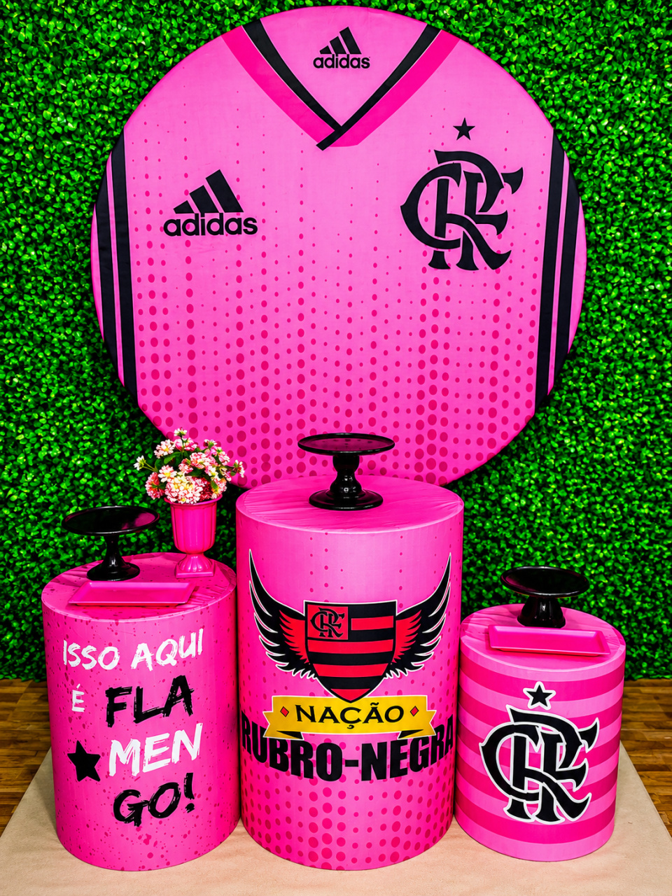 Kit Básico Flamengo Rosa - Pegue Monte das Amigas