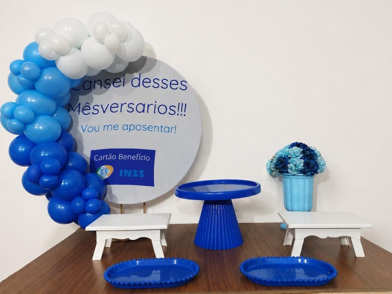 Kit Mesa Cansei Desses Mêsversario  - Pegue Monte das Amigas