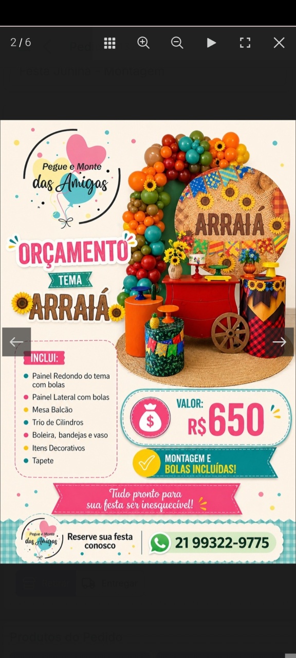 Montagem Arraia - Pegue Monte das Amigas