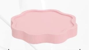 Bandeja de Plastico Rosa - Artebelle Comemorações