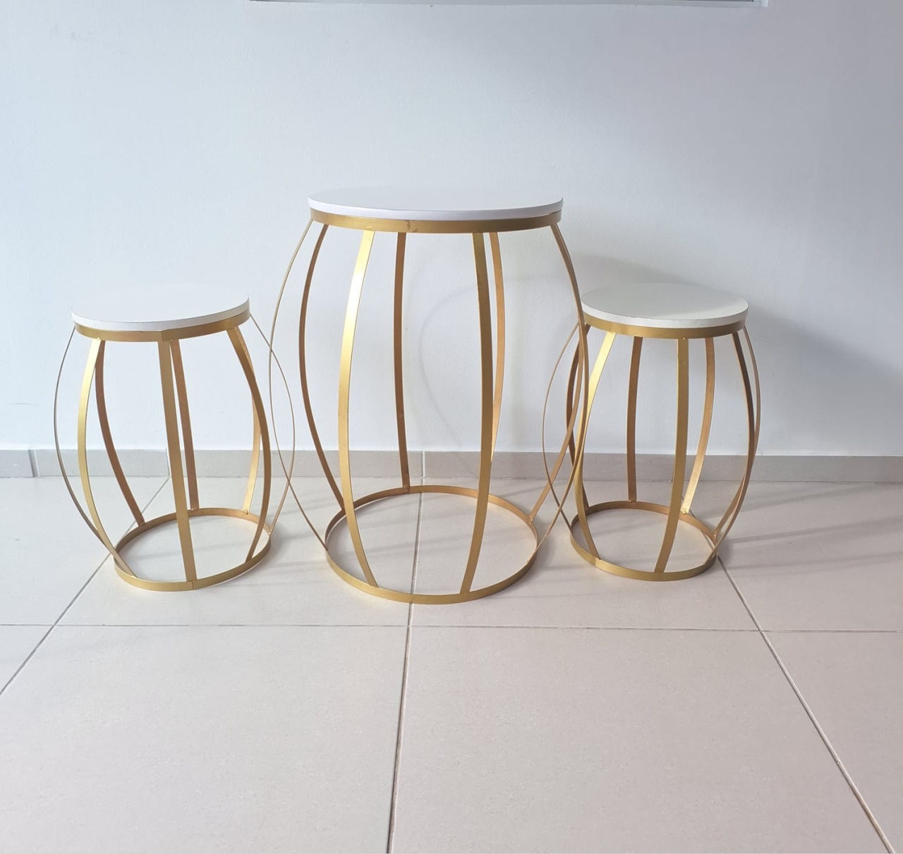 Trio de Mesa Garden - Artebelle Comemorações