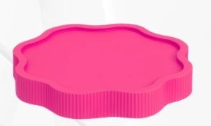 Bandeja de Plastico Pink - Artebelle Comemorações