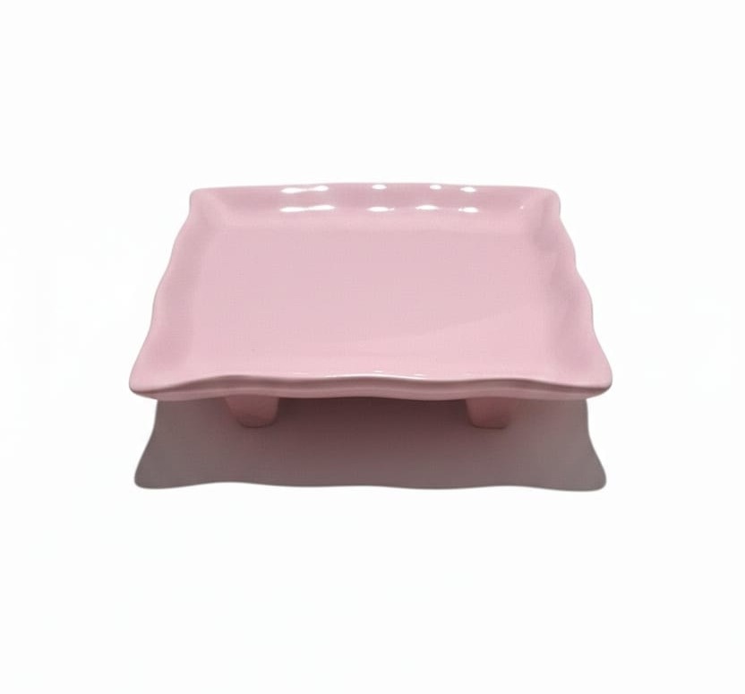Suporte de Doce Rosa Quadrado - Artebelle Comemorações