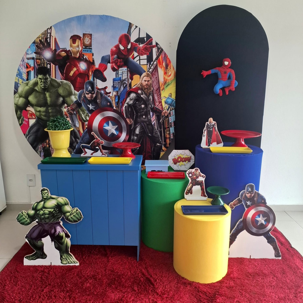 Vingadores Felicidade - Artebelle Comemorações