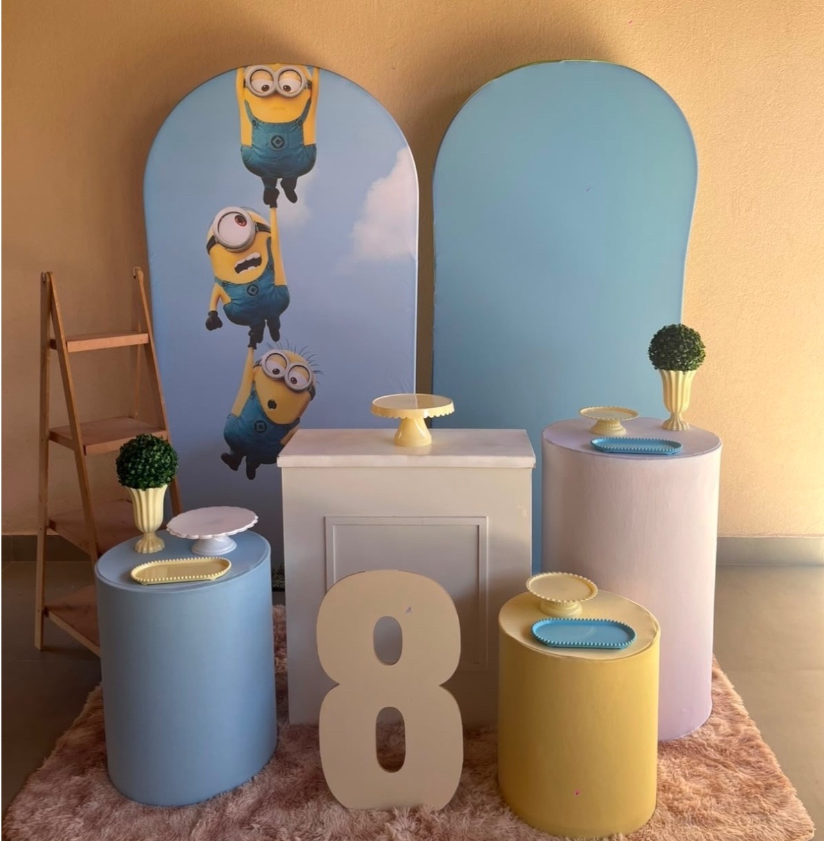 Kit Minion Com Número de Chão - Maria Luiza Cardoso Barbosa