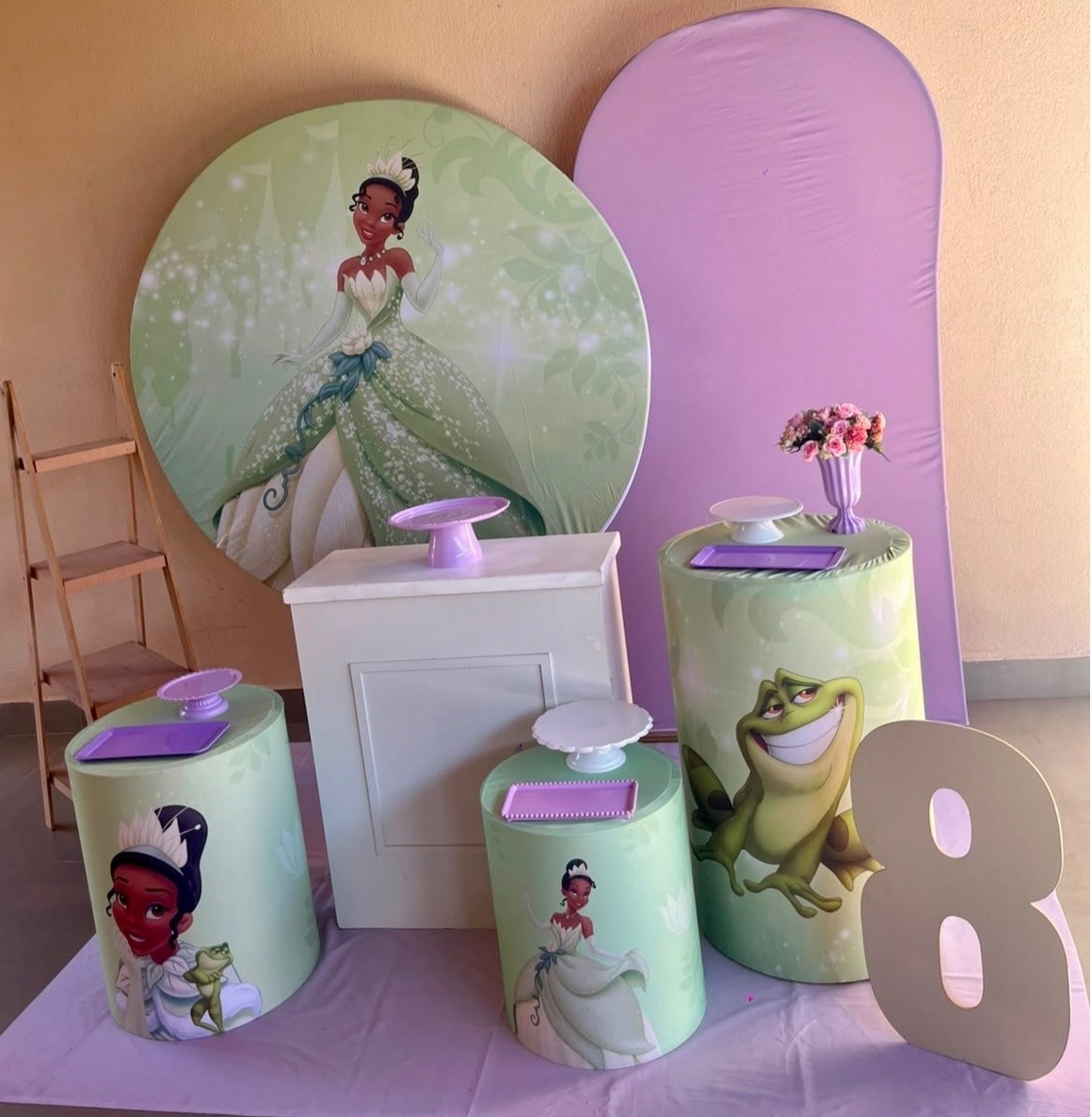 Kit Safira Princesa Tiana 1 - Maria Luiza Cardoso Barbosa