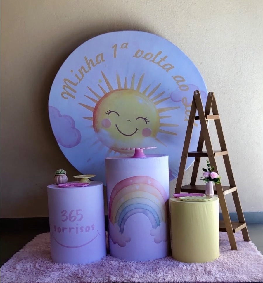 Kit Prata Minha Primeira Volta Ao Sol - Maria Luiza Cardoso Barbosa