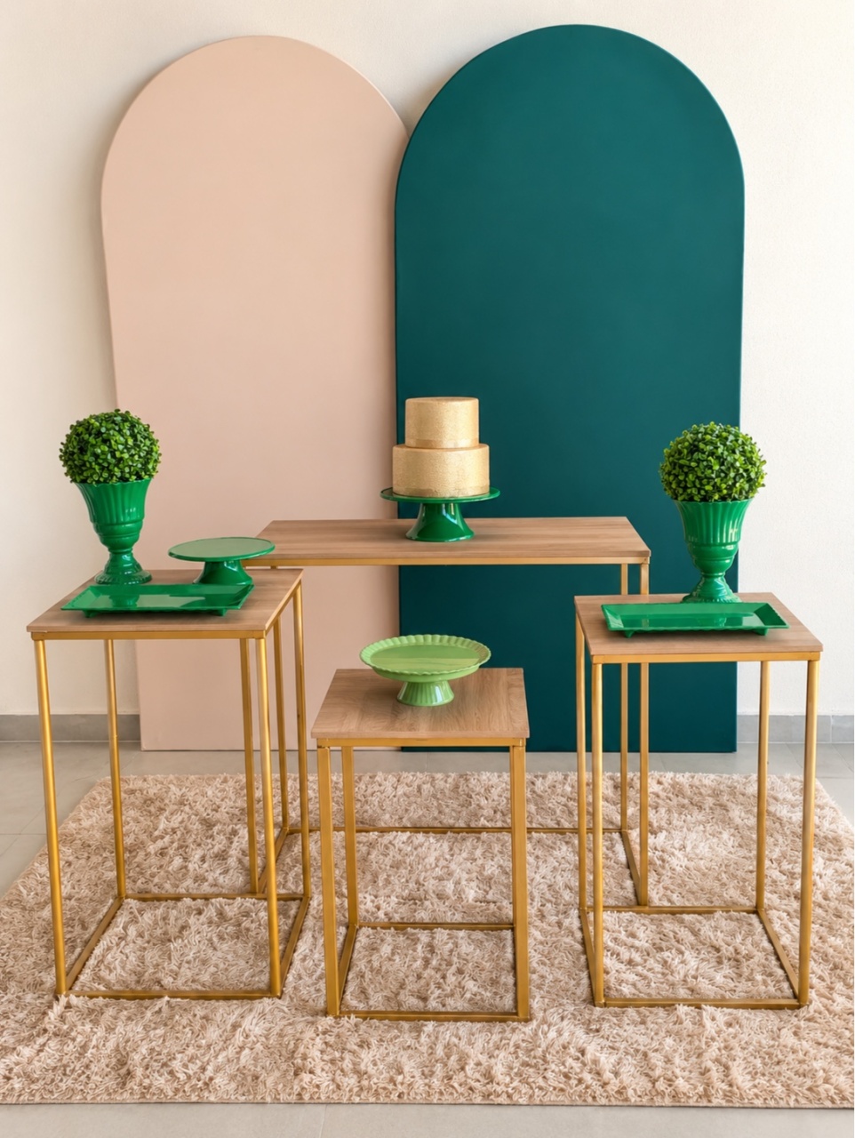 Kit Adulto Bege E Verde - Maria Luiza Cardoso Barbosa