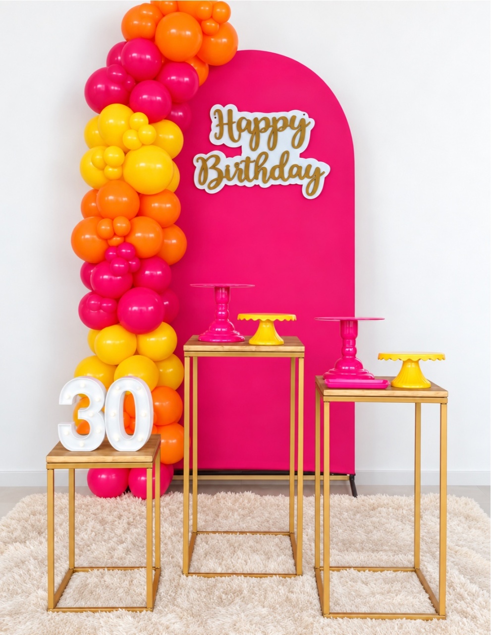 Kit Adulto Com Balões E Led de Mesa - Maria Luiza Cardoso Barbosa