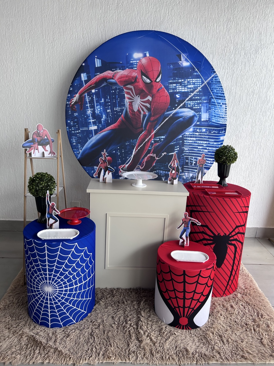 Kit Ouro Homem Aranha Azul - Maria Luiza Cardoso Barbosa