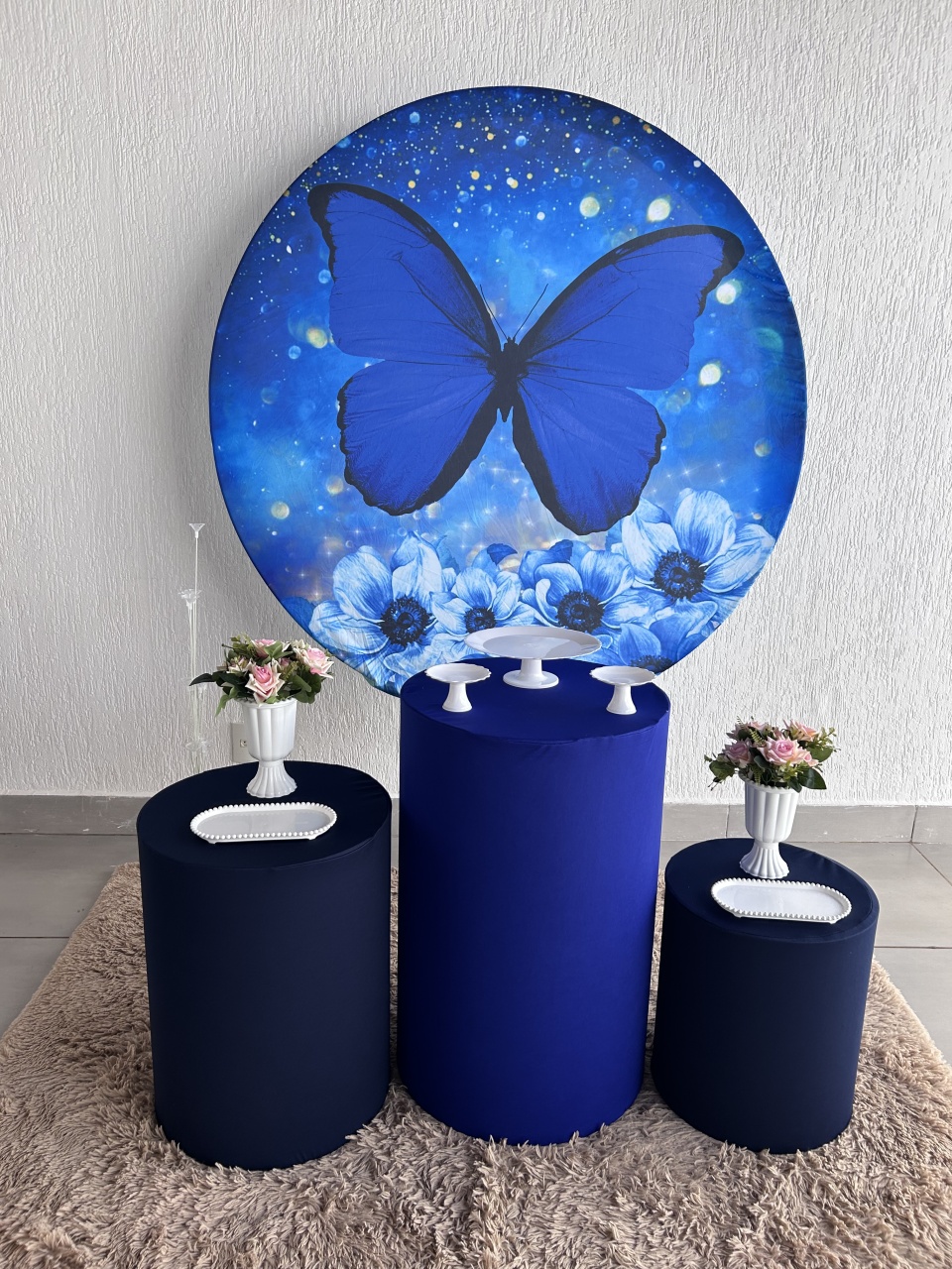 Kit Bronze Borboleta Azul - Maria Luiza Cardoso Barbosa
