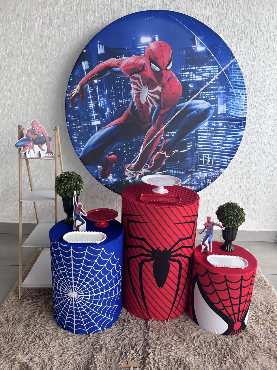 Kit Prata Homem Aranha Azul - Maria Luiza Cardoso Barbosa