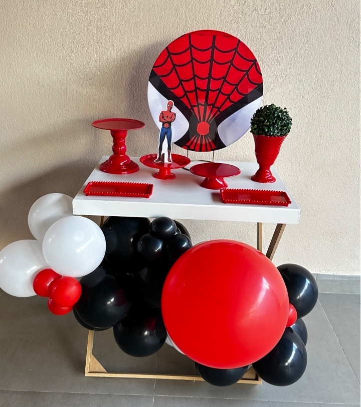 Mini Kit Homem Aranha Vermelho - Maria Luiza Cardoso Barbosa