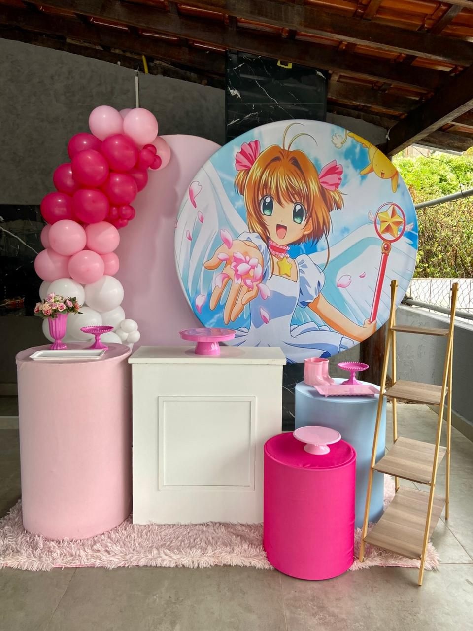 Kit Safira Cardcaptor Sakura Com Balões - Maria Luiza Cardoso Barbosa