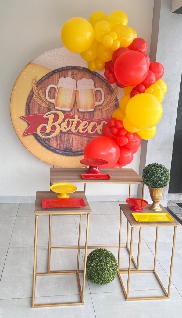 Kit Boteco Com Balões - Maria Luiza Cardoso Barbosa