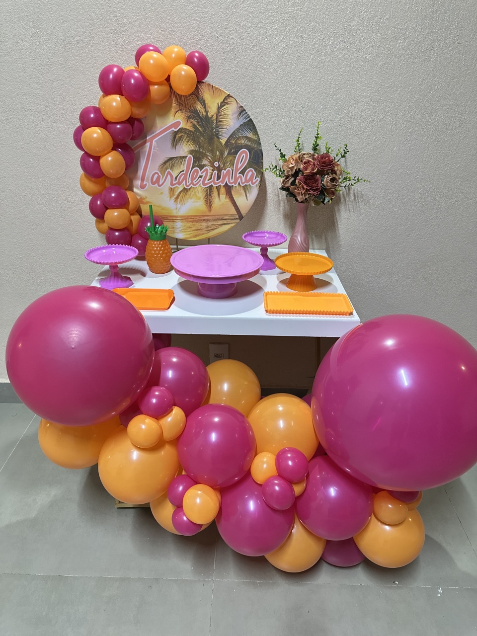 Mini Kit Tardezinha Pink E Laranja - Maria Luiza Cardoso Barbosa