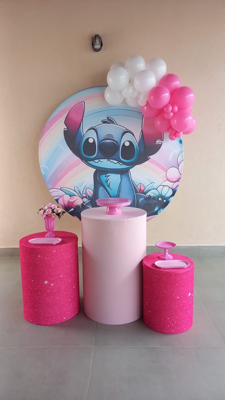 Kit Econômico Stitch Com Balões P - Maria Luiza Cardoso Barbosa