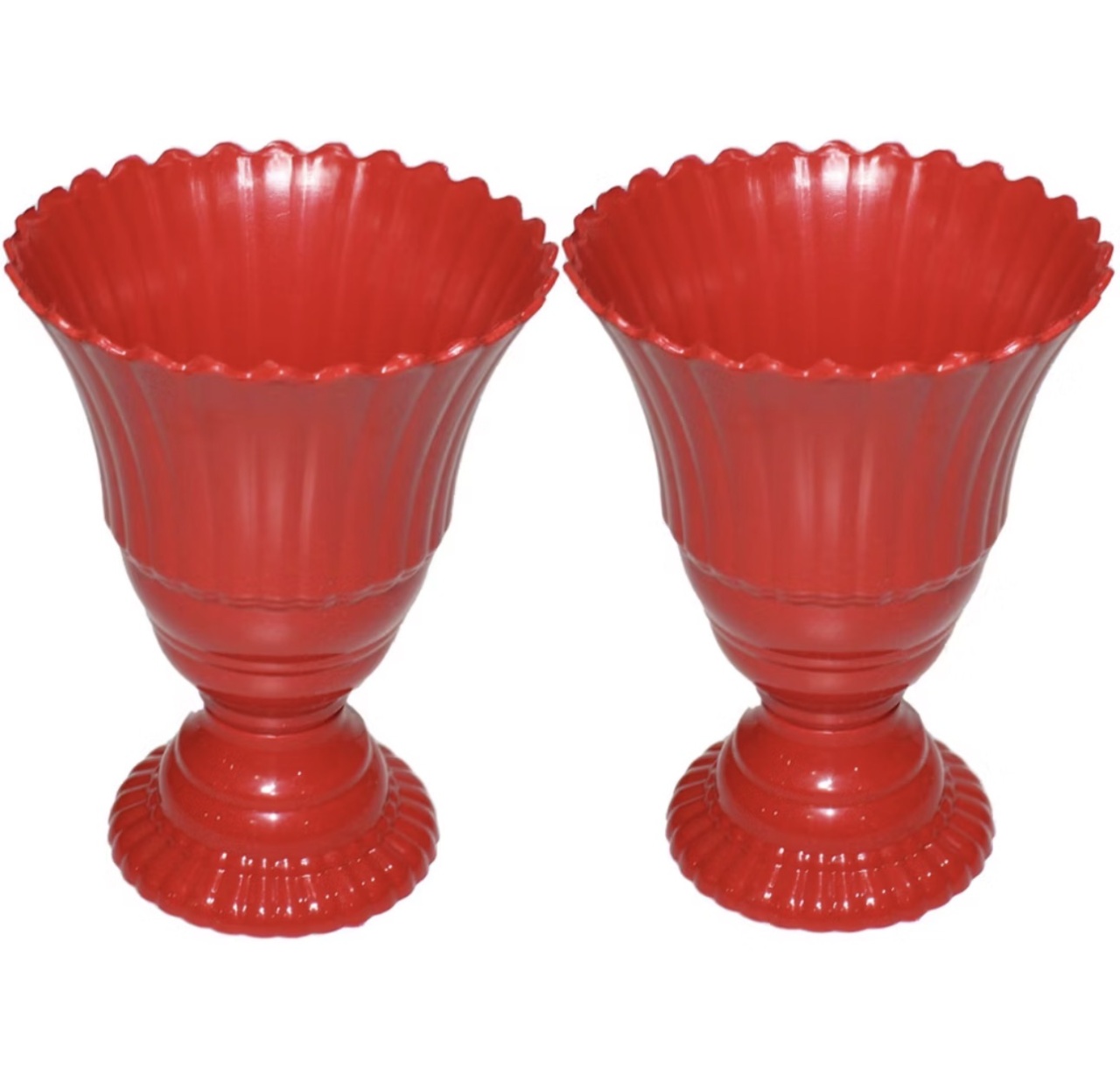 Vaso Real Vermelho - Maria Luiza Cardoso Barbosa
