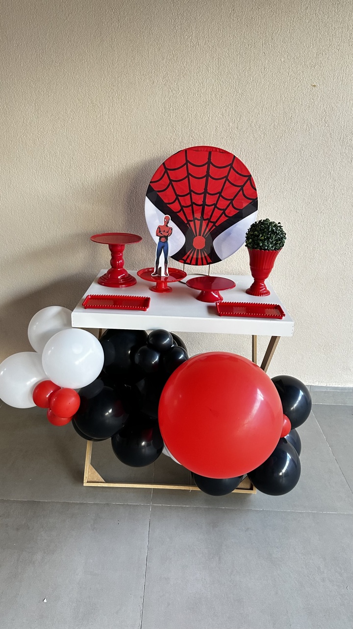 Mini Kit Homem Aranha Vermelho - Maria Luiza Cardoso Barbosa