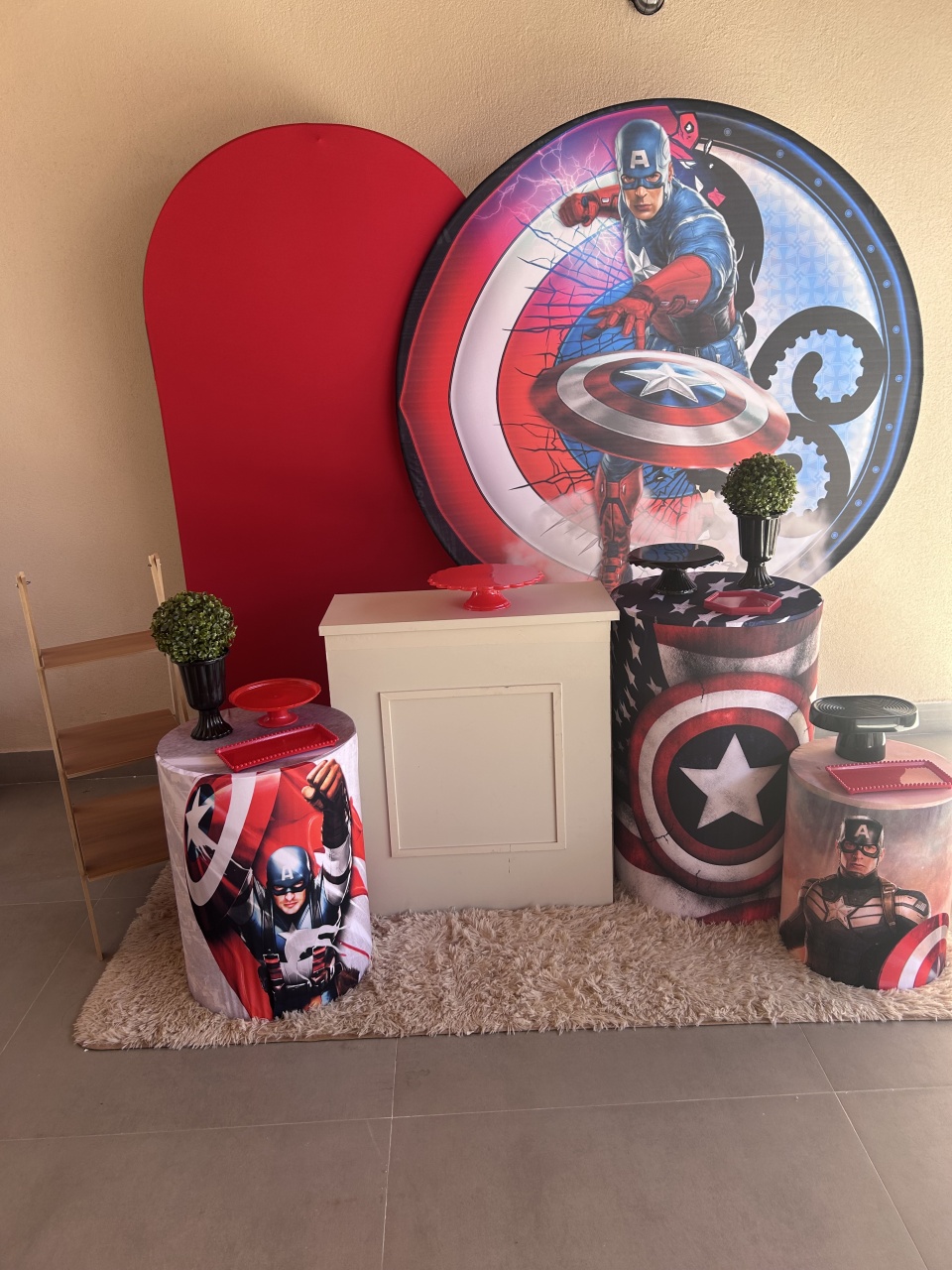 Kit Safira Capitão América - Maria Luiza Cardoso Barbosa