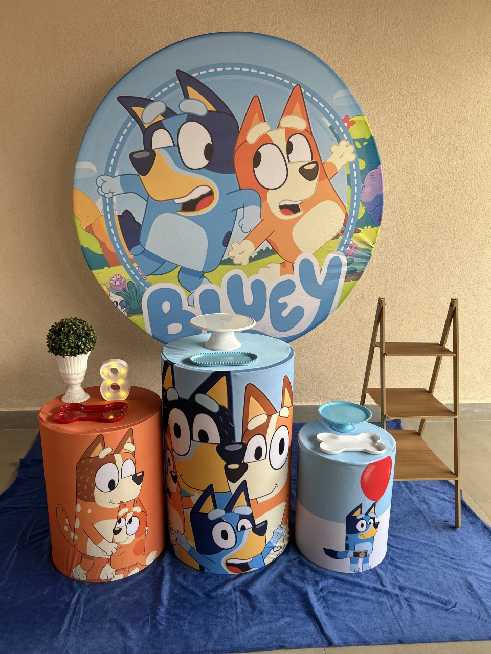 Kit Prata Bluey - Maria Luiza Cardoso Barbosa