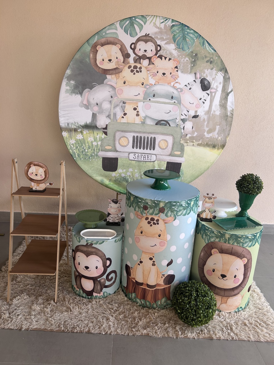 Kit Prata Safari - Maria Luiza Cardoso Barbosa