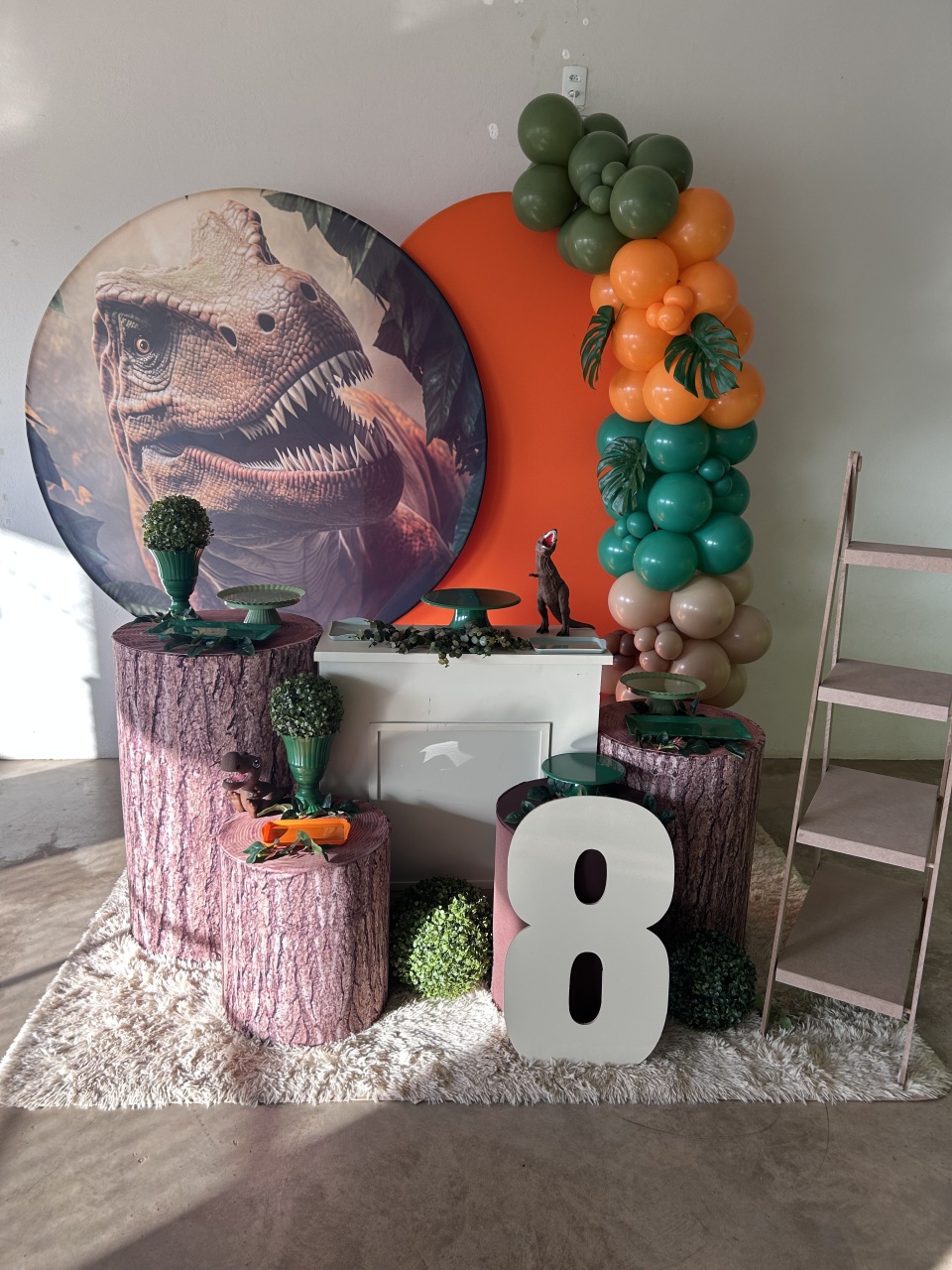 Kit Diamante Dinossauro Com Balões - Maria Luiza Cardoso Barbosa