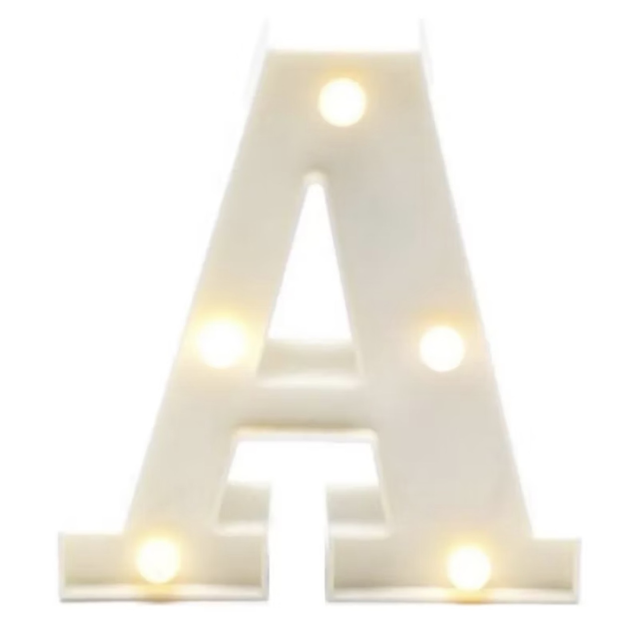 Letra A Led de Mesa - Maria Luiza Cardoso Barbosa