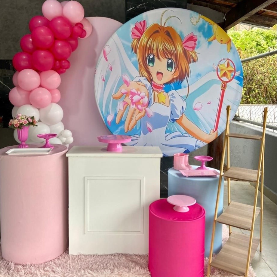 Kit Safira Cardcaptor Sakura Com Balões - Maria Luiza Cardoso Barbosa