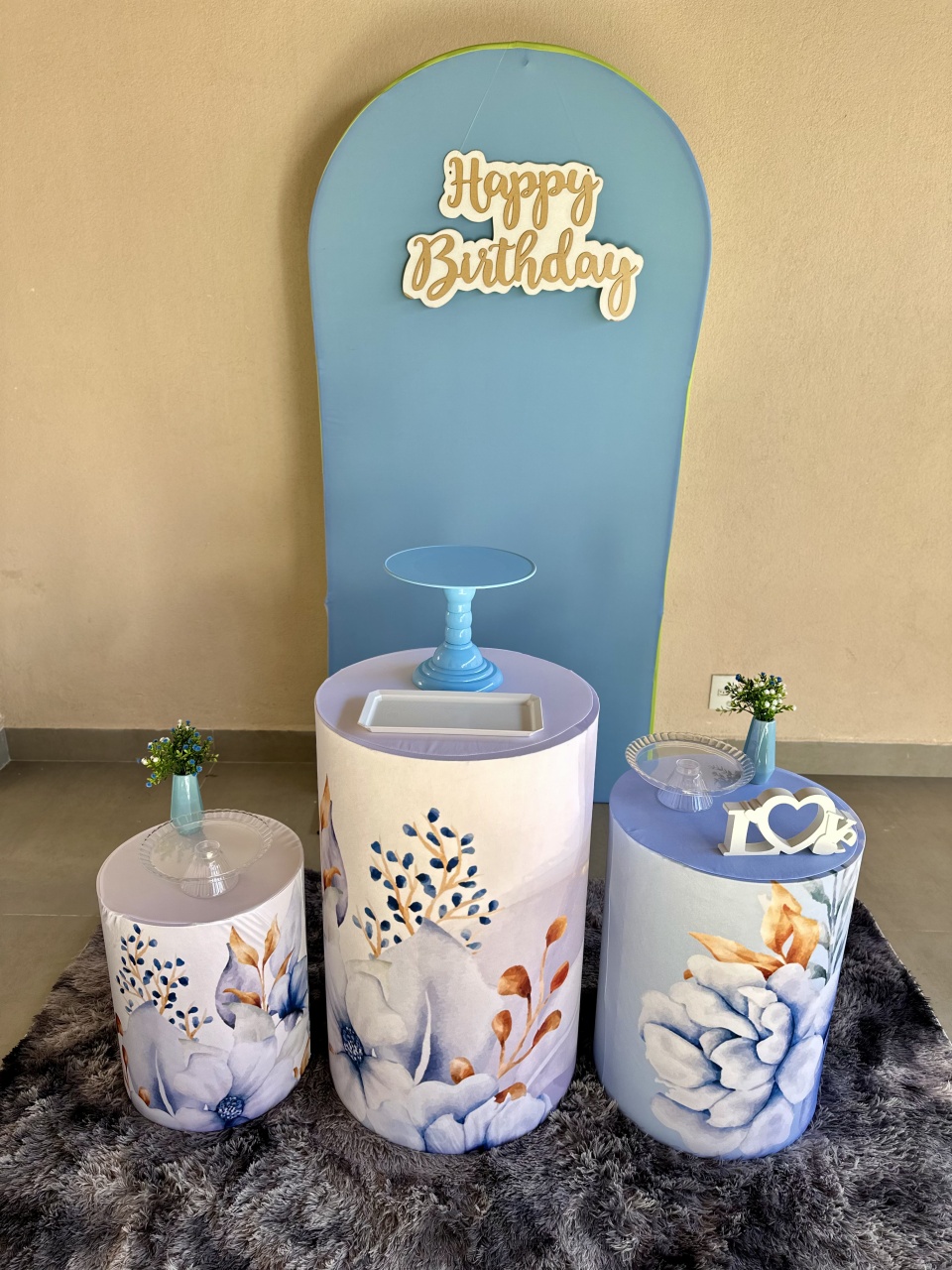 Kit Adulto Azul Floral - Maria Luiza Cardoso Barbosa