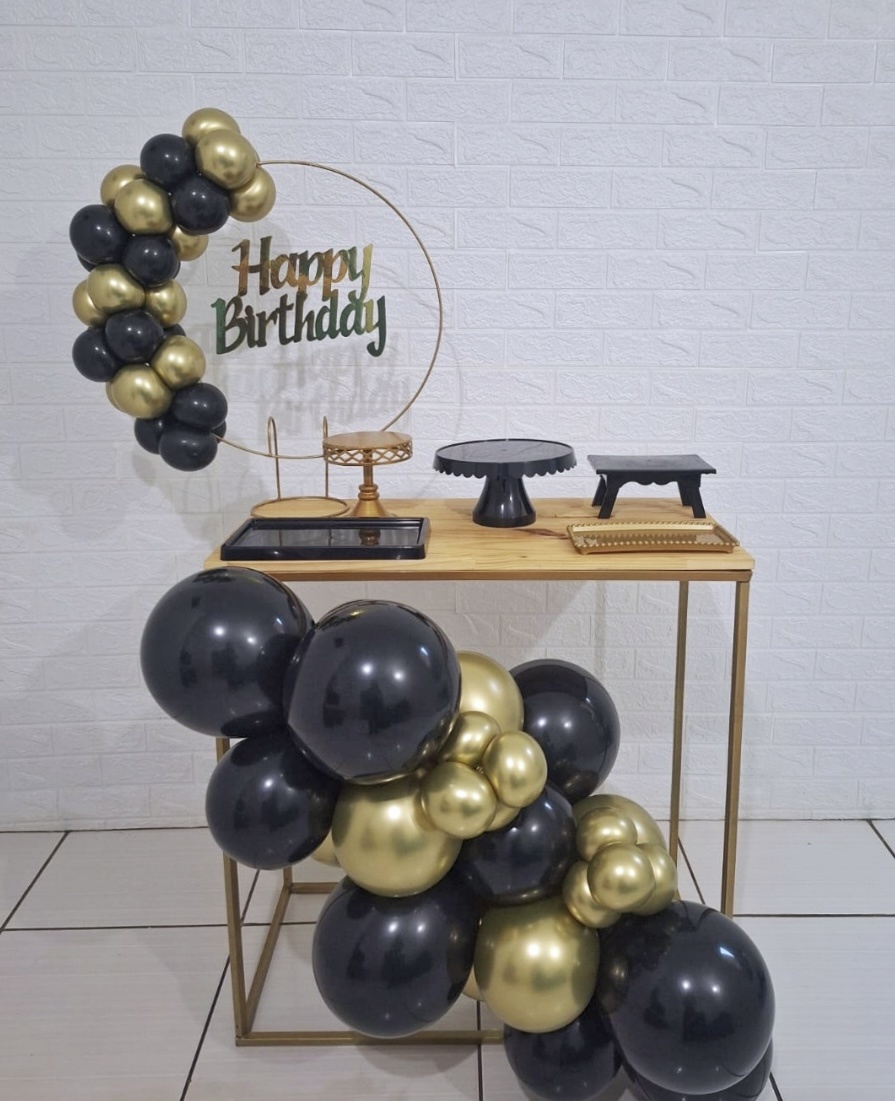 Mini Kit Preto E Dourado - Maria Luiza Cardoso Barbosa