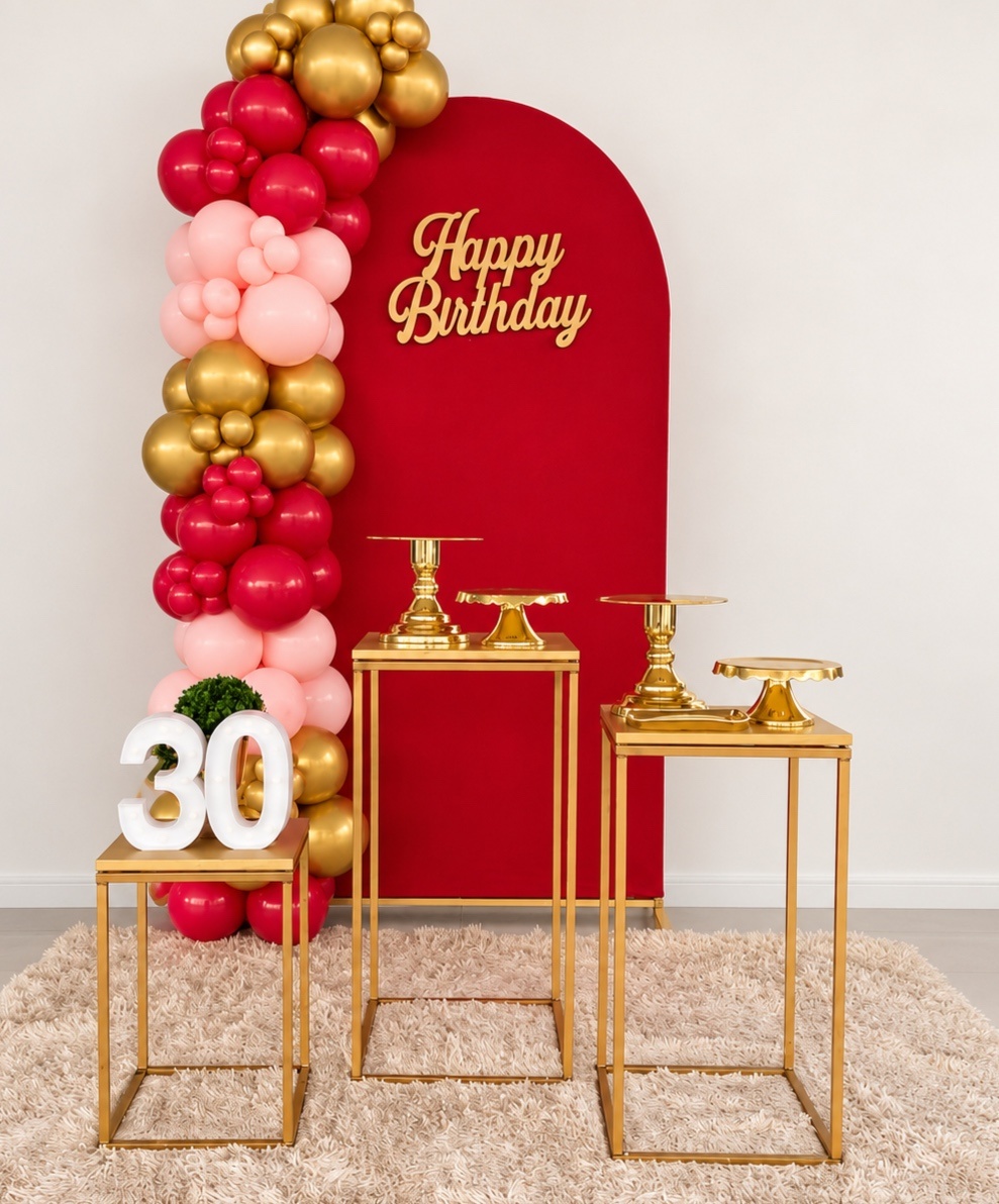 Kit Feminino Com Balões E Led de Mesa - Maria Luiza Cardoso Barbosa