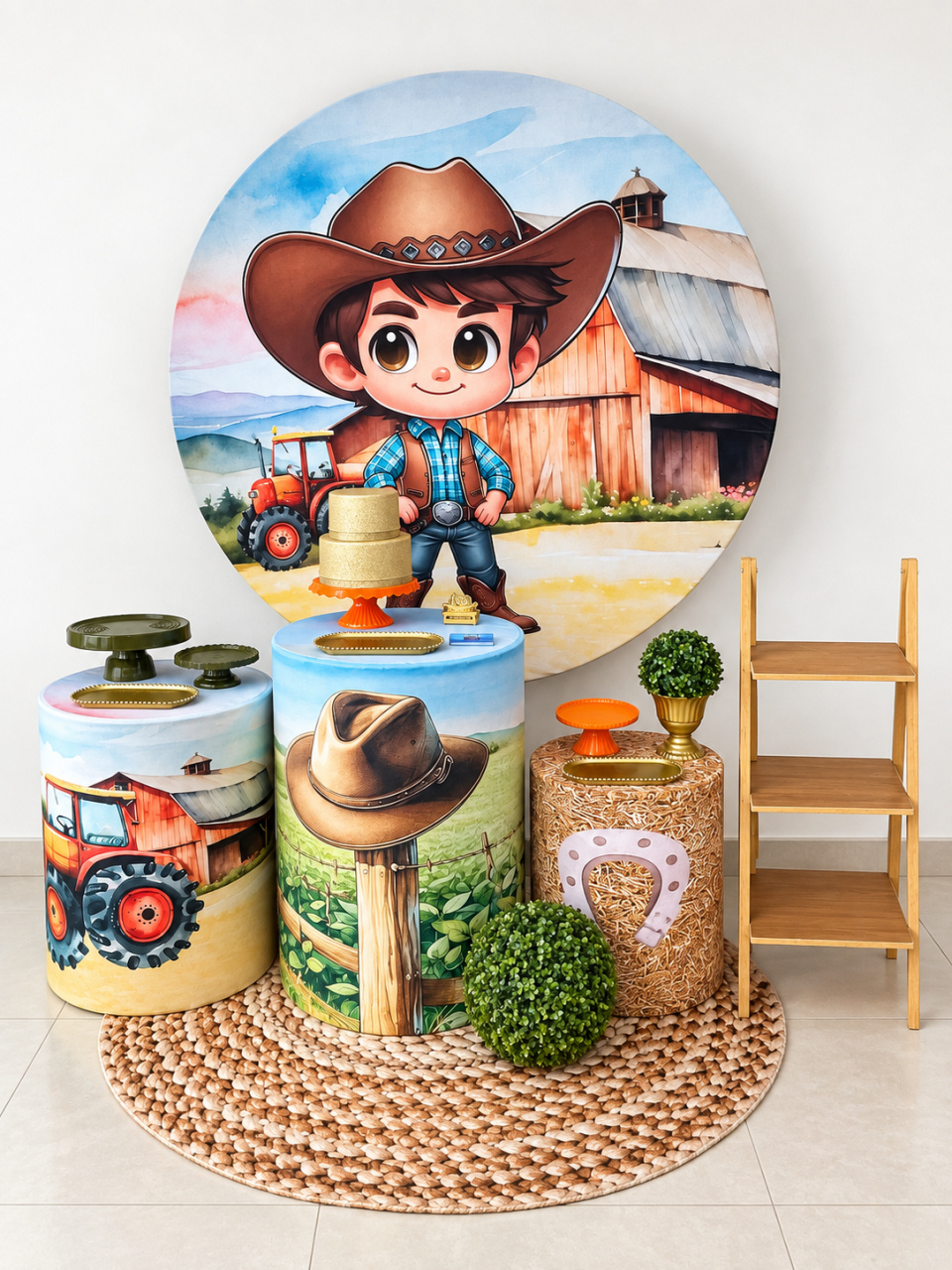 Kit Prata Cowboy Cute - Maria Luiza Cardoso Barbosa
