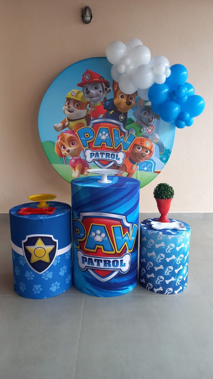 Kit Econômico Patrulha Canina Com Balões P - Maria Luiza Cardoso Barbosa