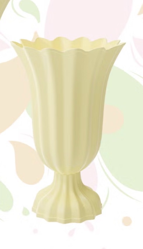 Vaso Popi Amarelo Claro - Maria Luiza Cardoso Barbosa