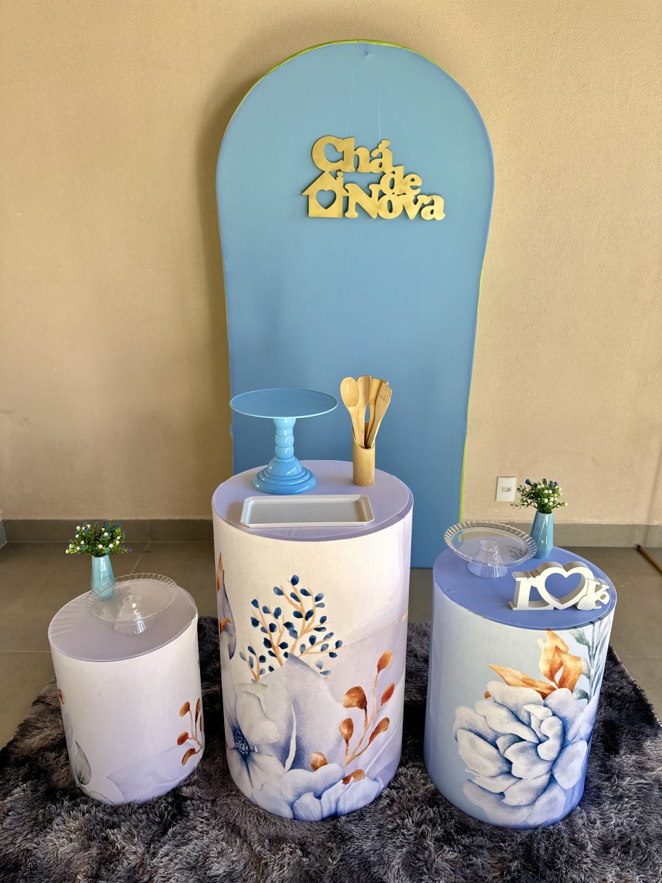 Kit Azul Chá de Casa Nova - Maria Luiza Cardoso Barbosa