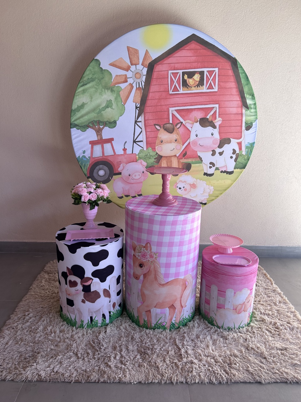 Kit Bronze Fazendinha Rosa - Maria Luiza Cardoso Barbosa