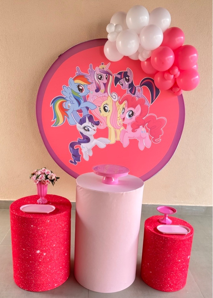 Kit Econômico Poney Com Balões - Maria Luiza Cardoso Barbosa