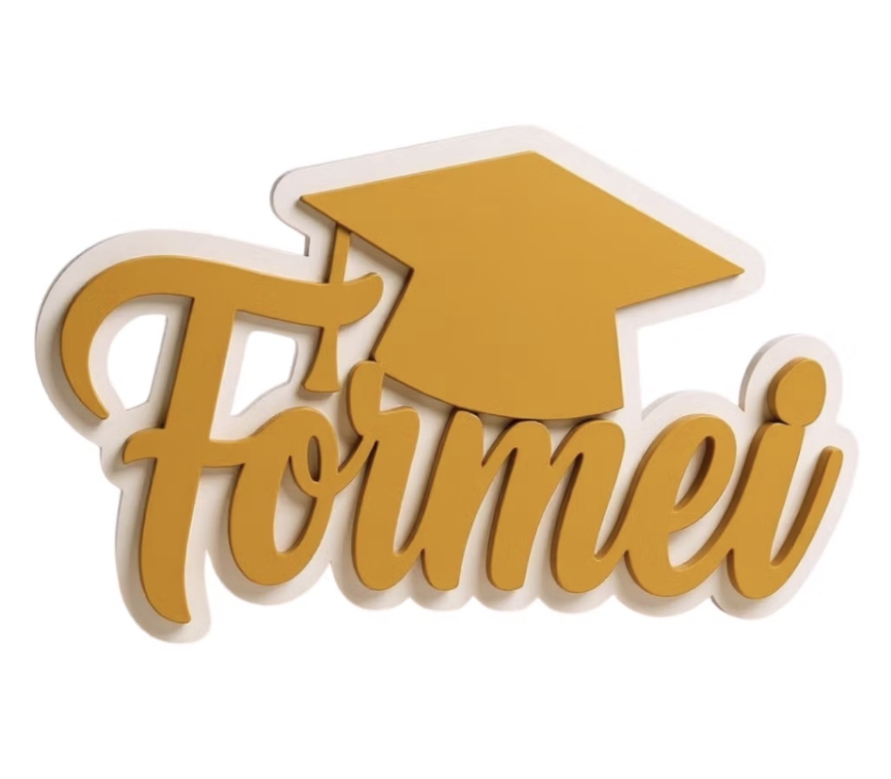 Placa Mdf Formei - Maria Luiza Cardoso Barbosa