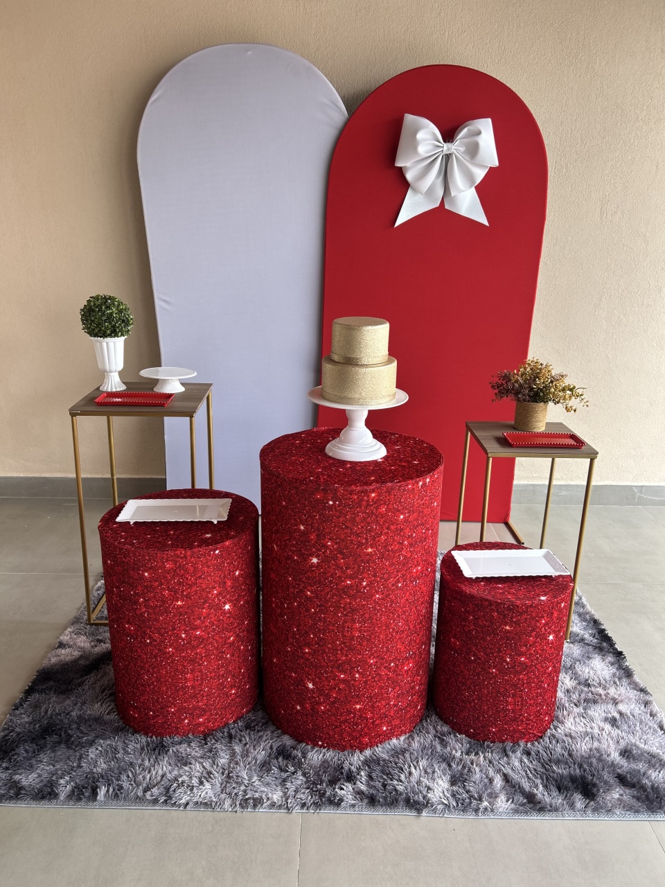 Kit Adulto Vermelho E Branco - Maria Luiza Cardoso Barbosa