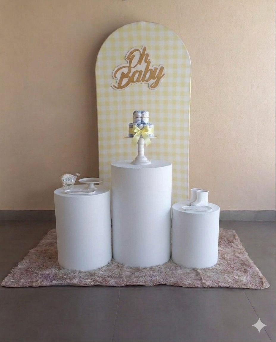 Kit Chá de Bebê Amarelo - Maria Luiza Cardoso Barbosa