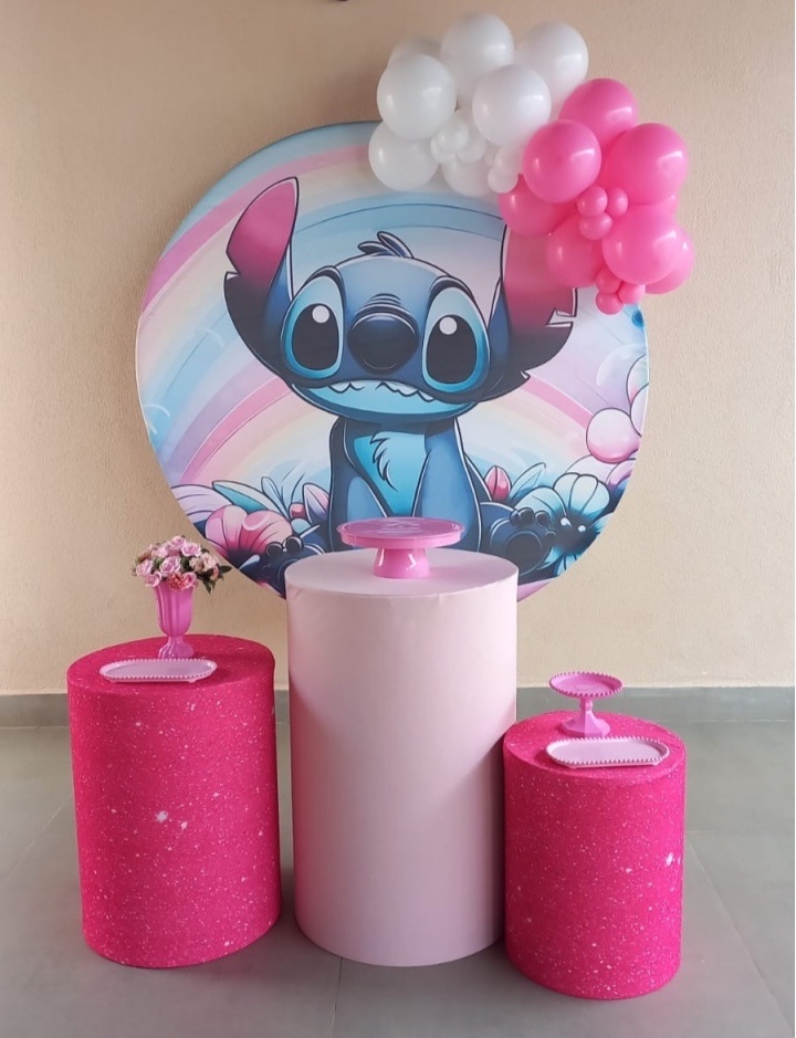 Kit Econômico Stitch Com Balões P - Maria Luiza Cardoso Barbosa