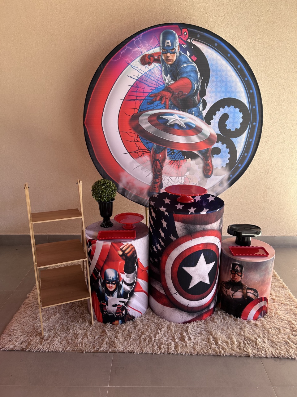 Kit Prata Capitão América - Maria Luiza Cardoso Barbosa