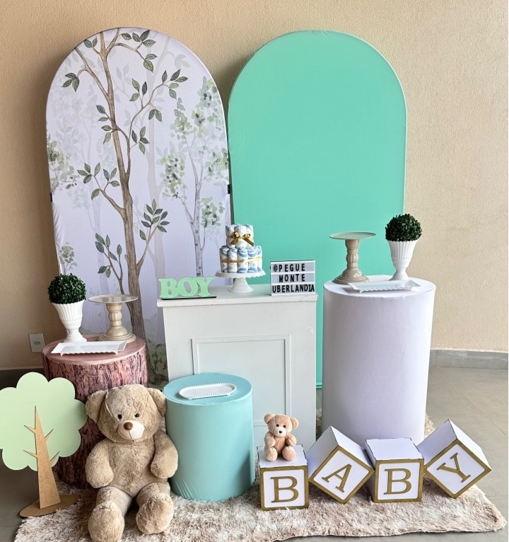 Kit Chá de Bebê Bosque - Maria Luiza Cardoso Barbosa