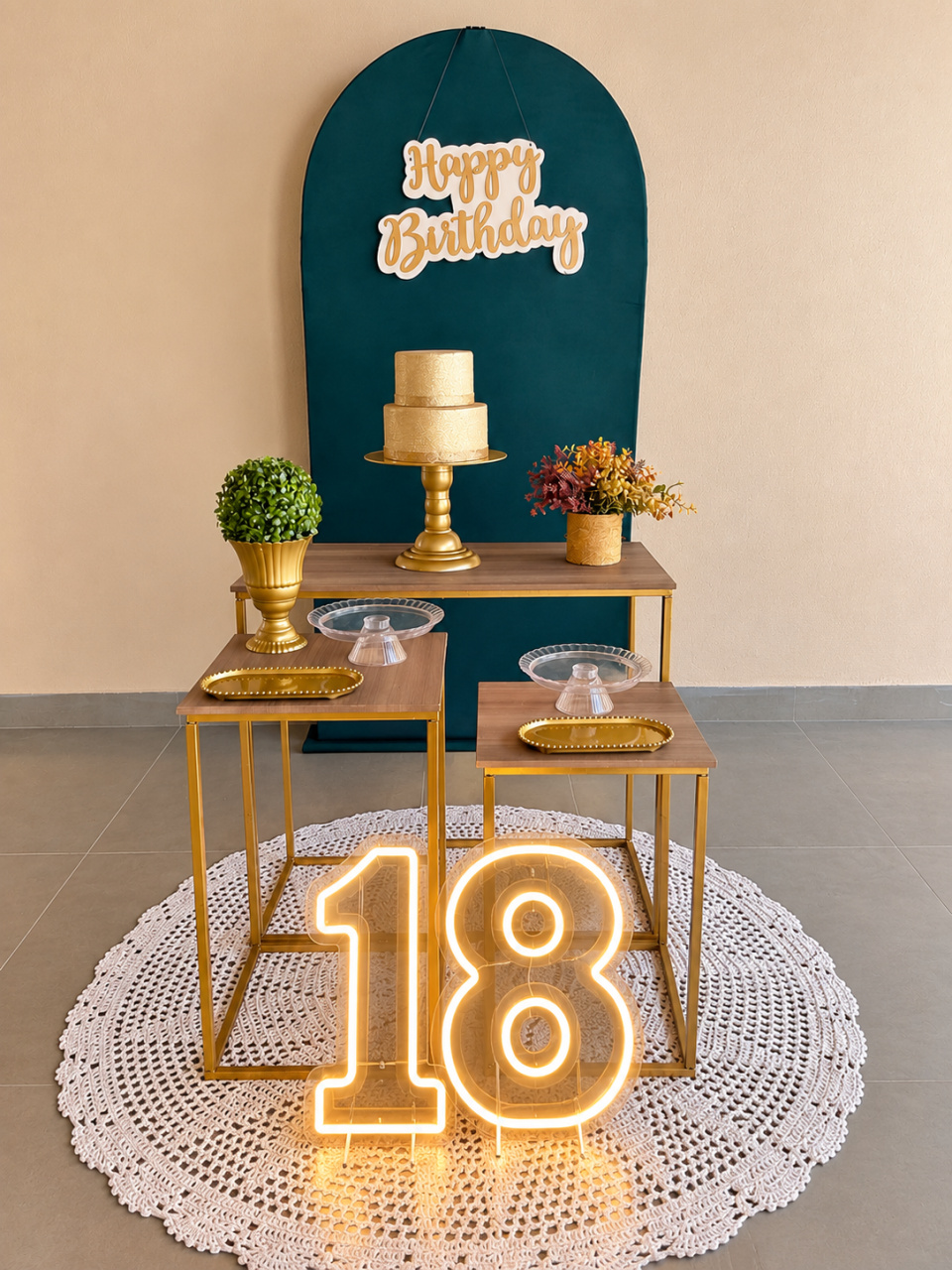 Kit Verde Com Led - Maria Luiza Cardoso Barbosa