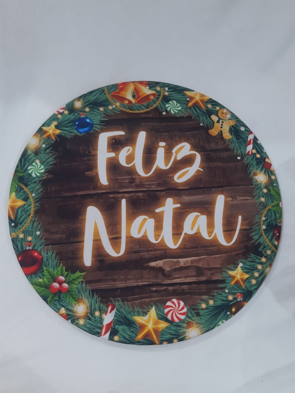 Acessório Mini Painel Feliz Natal  - Michelle Almeida Festas 