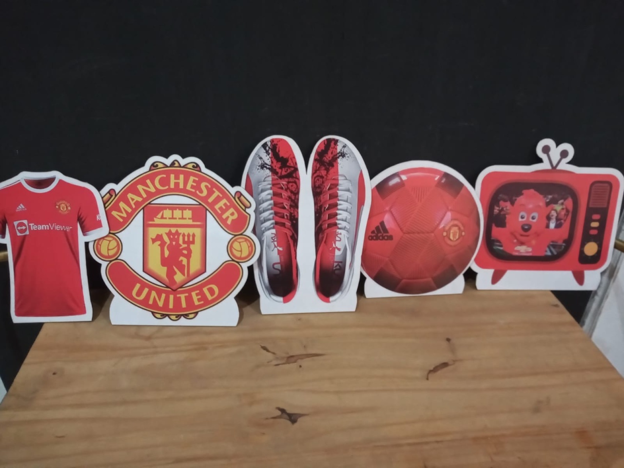 Kit de Mdfs Manchester United  - Michelle Almeida Festas 