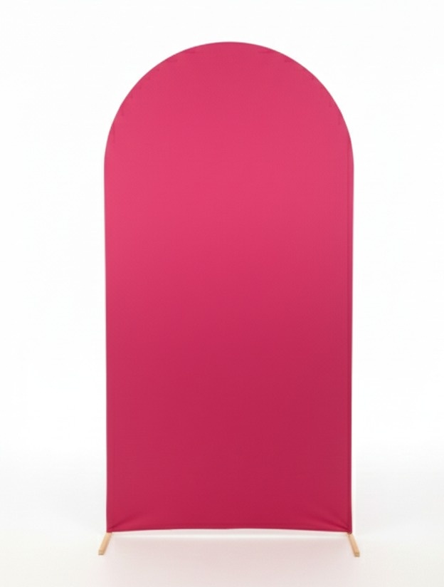 Painel Geométrico Rosa Chock Tecido  - Michelle Almeida Festas 