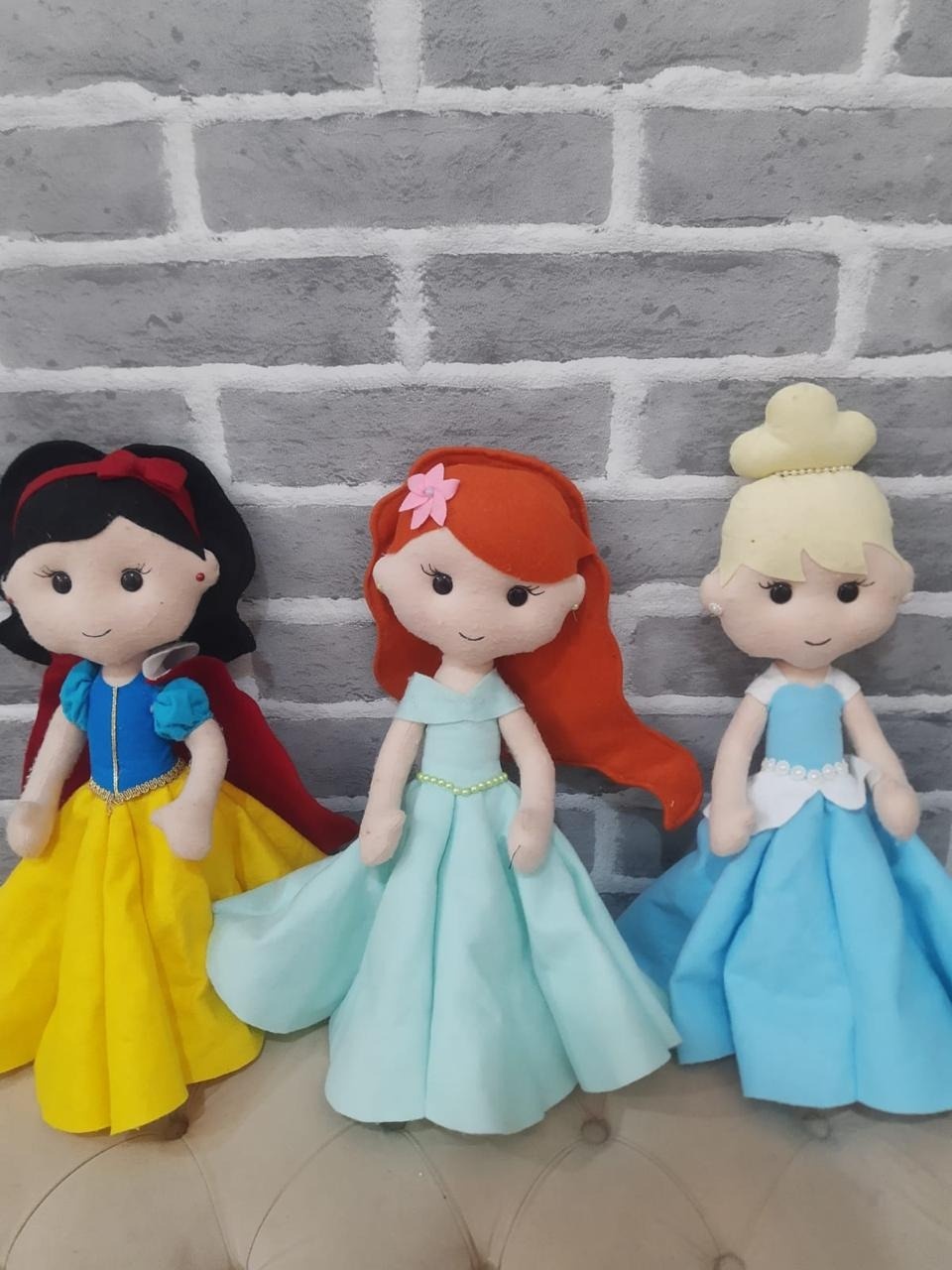Kit de Feltros Princesas Grande  - Michelle Almeida Festas 